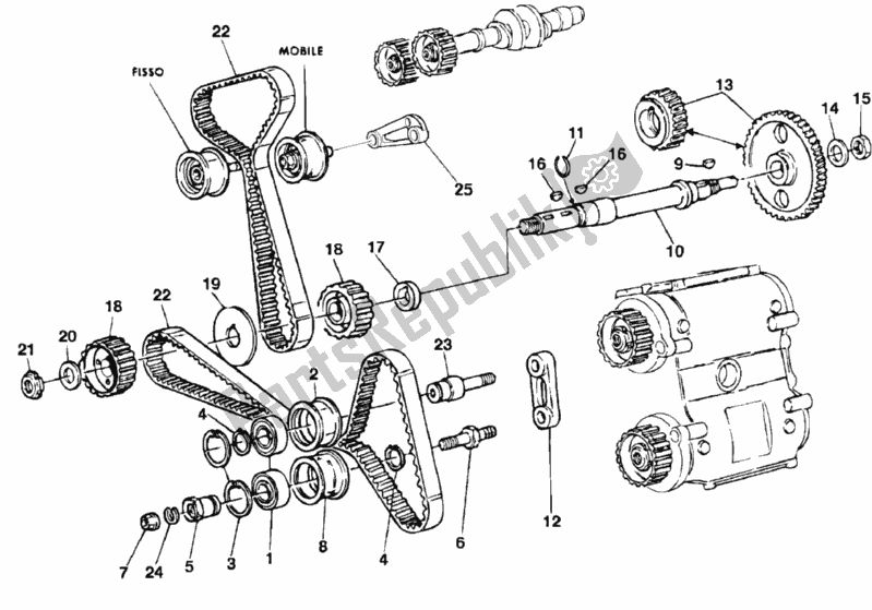Todas las partes para Correa Dentada de Ducati Superbike 748 R 1999